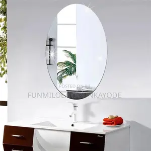 Oval Shape Sticker Mirror