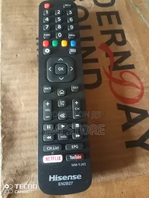 Hisense TV Remote Control -black