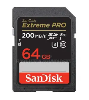Sandisk 64GB Extreme PRO UHS-I SDXC Memory Card