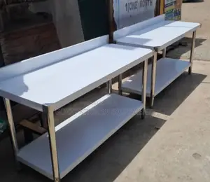 Commercial Work Table With Back (306stainless)