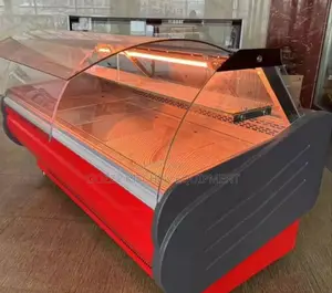 Red Industrial Meat Chiller 8ft