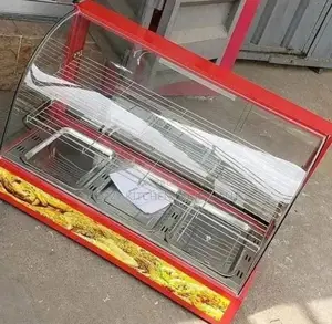 Red Three Plates Snacks Warmer