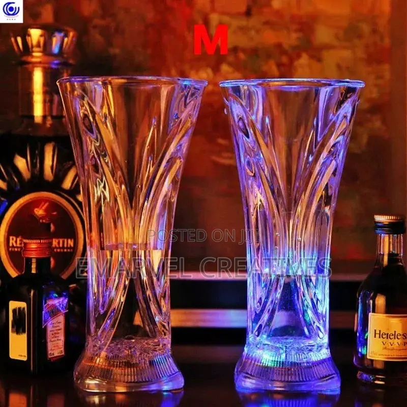LED Luminous Beer Mug Flash Drinking Cup Color Changing