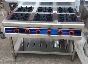 Six Burners Commercial Cookers