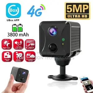 Ubox Mini 4g Indoor Solar Powered Surveillance Camera