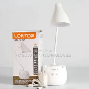 Lontor Soft Touch Rechargeable Led Light Reading Lamp