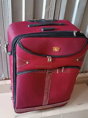 Big Red Two Wheels Swiss Polo Travelling Luggage Box