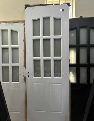 8ft by 3ft HDF With Glass Extraheight (White)