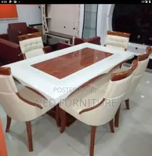 Marble Executive Dining Set by 6 Seaters