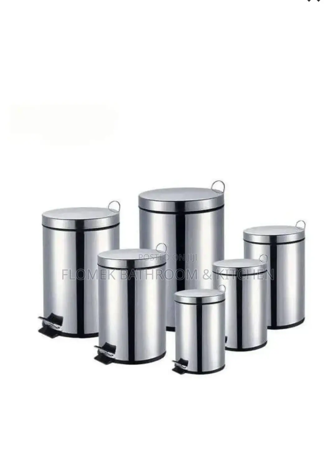 All Sizes Stainless Waste Bin