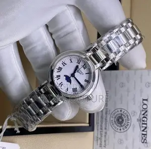 Original Longines Ladies Silver Chain Watch Is Available