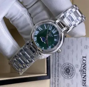 Original Longines Green Dail Silver Chain Watch Is Available
