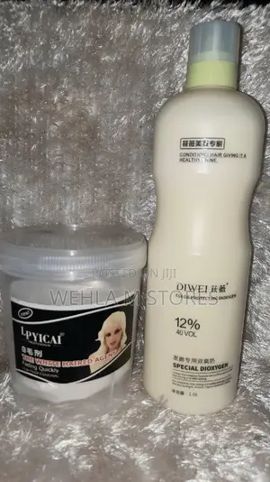 Lypical White Hair Dye (Bleaching Powder) and Dye Developer