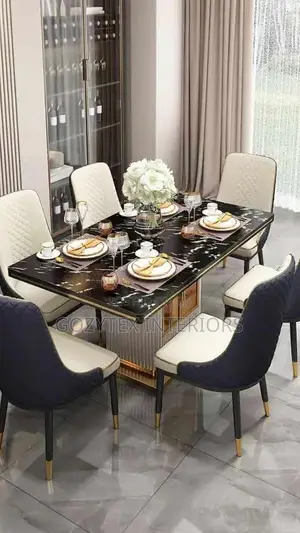 Marble Dinning Table Set