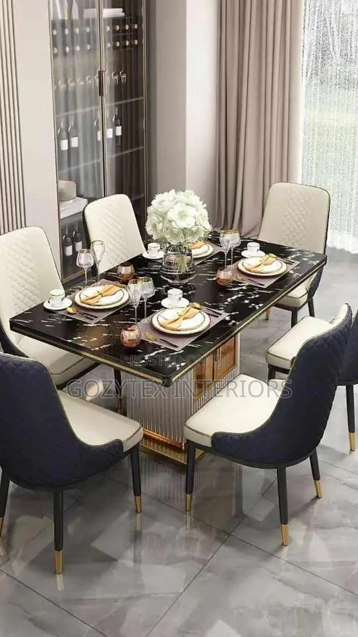 Marble Dinning Table Set