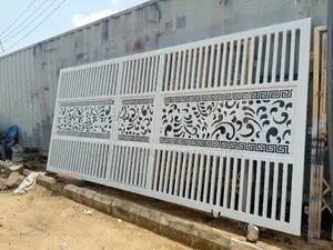 Rolling Sliding Gates With White