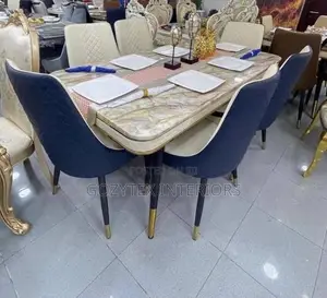 Marble Dinning Table Set