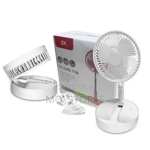 Long Pole Foldable Rechargeable Cooling Fan