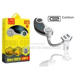 Earldom M8 Car Mp3 Dual Charger Bluetooth