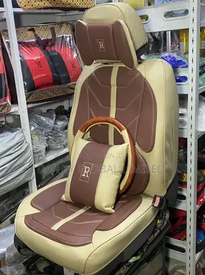 Original Brown/Cream R-Power Leather Car Seat Cover