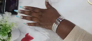 Beautiful Female Steel Sliver Wrist Bangle