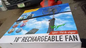 18" Qasa Rechargeable Fan Vigour