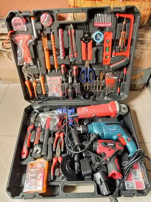 Original Set of Toolbox With Filing Machine Etc