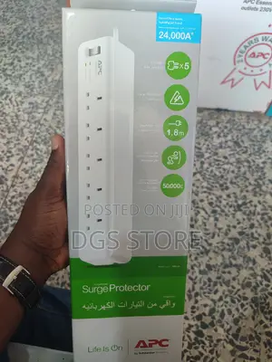 APC Surge Protector 5 AC Outlet 24,000A