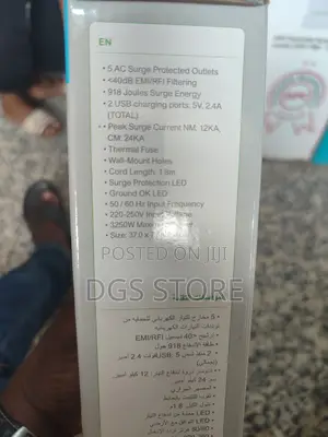 Apc Surge Protector 5 Ac Outlet With 2 Usb