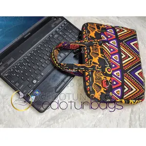African Print Laptop Bag