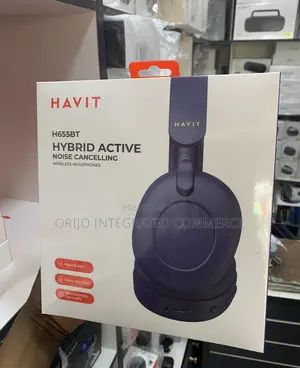 H655bt Hybrid Active Noise Cancelling Wireless Headphones