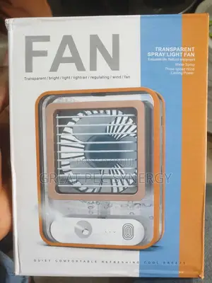 Mini Rechargeable Fan (With Mist Spray)