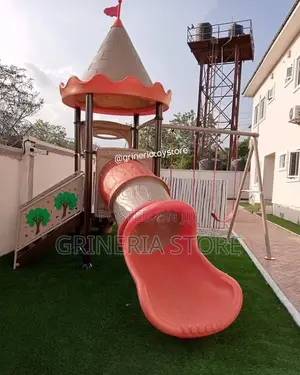 Big Outdoor Play System With Tunnel