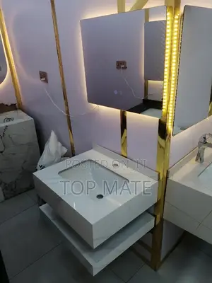 80cm Marble Carbinet