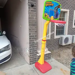 Adjustable Plastic Basketball Hoop