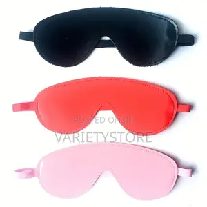 Pu Leather Blindfold BDSM Flirt Sexy Eye Mask