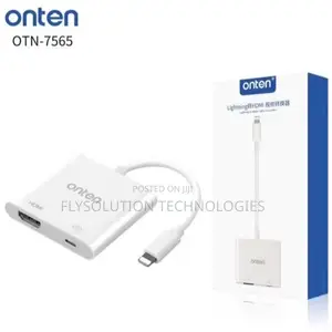 Onten Lightning to Hdmi to Video Converter