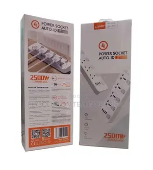 LDNIO Socket 4 Socket + 4 USB Port 4 + 4 USB AUTO ID