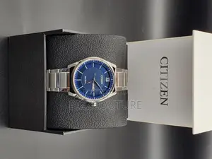 Original Citizen Timepiece Blue Dail Silver Chain Watch