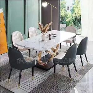 Marble Dinning Table Set