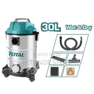 Total Vacuum Cleaner Wet and Dry - 30L - 1300W