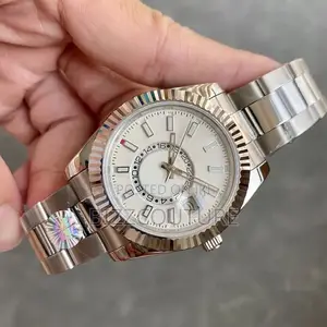 Original Rolex Sky Dweller Silver Chain Watch Is Available