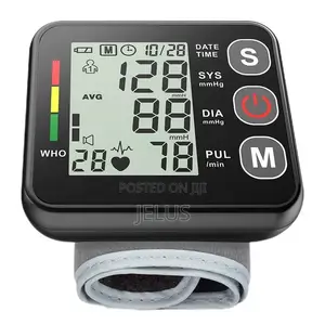 Wrist Style BP Monitor With Voice Function/Broadcast