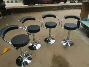 Adjustable Bar Stool Available in Black and Red
