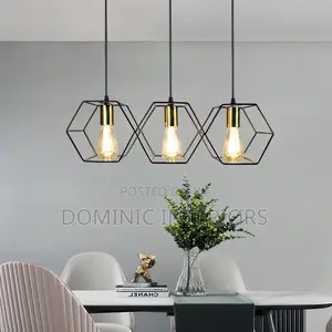 Geometric Metal Frame Lamp