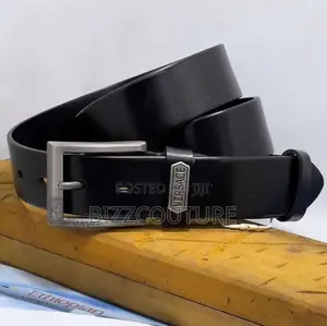Original VERSACE 100% Leather Belts Available in Store