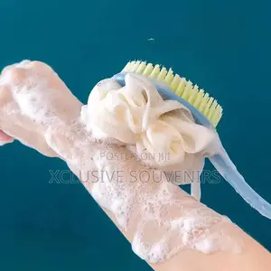 2in1 Long Handle Bath Brush Body Exfoliating Scrubber