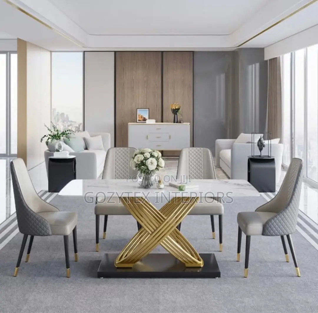 Marble Dinning Table Set