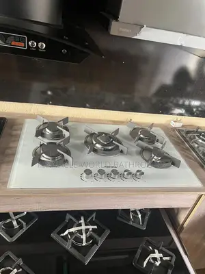 WHITE PHIIMA 5 Burner Gas Built in Cabinet