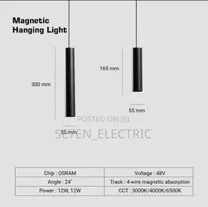 Magnetic Track Light.